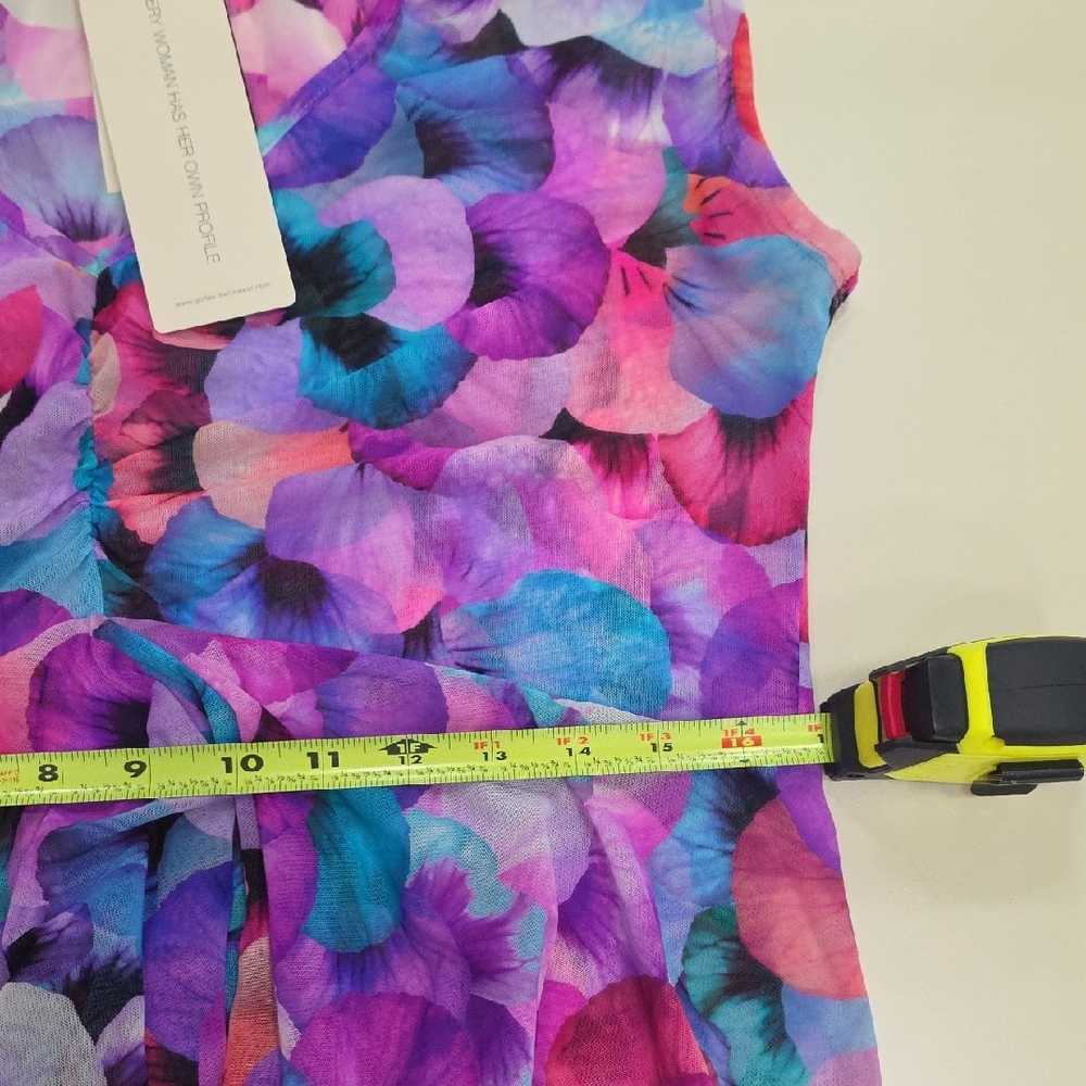 Profile by Gottex by Women's Hankerchief Hem Tunic Swimsuit Cover-up, L, NWT - Picture 11 of 16